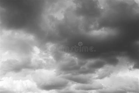 Rainy Cloudy Sky Before The Storm Stock Image Image Of Nature