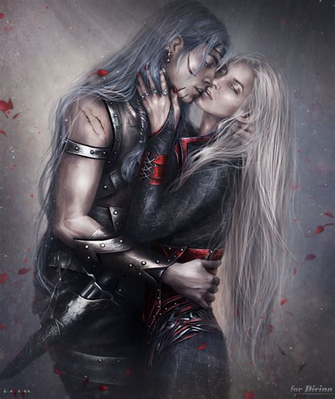 Elves Passion By Kaprriss On Deviantart Fantasy Art Couples Couple Art Fantasy Couples