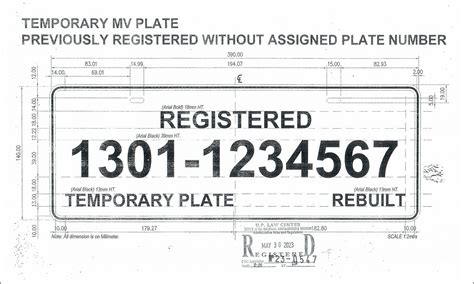 How Temporary License Plates Are Supposed To Look Like According To Lto