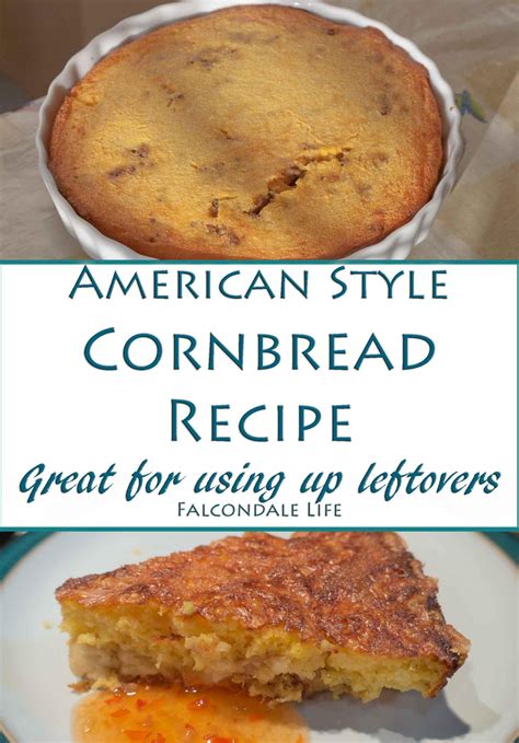 This easy homemade cornbread recipe is simple and delicious! American-style Cornbread Recipe - great for using up ...