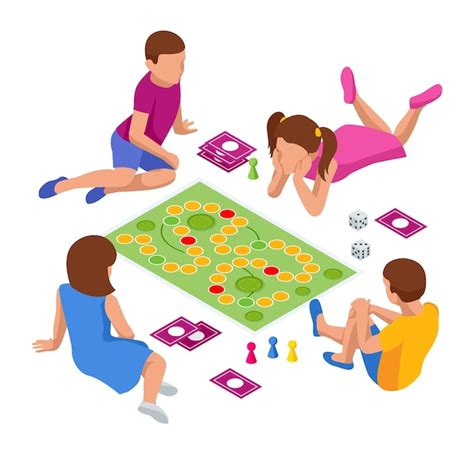 Premium Vector Isometric Group Of Creative Friends Sitting On The