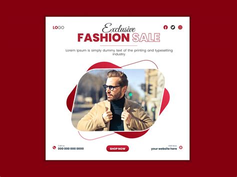 Exclusive Fashion Social Media Post Design On Behance