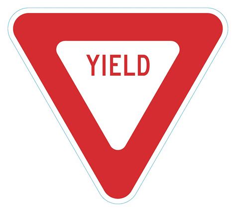 Lyle Yield Traffic Sign Sign Legend Yield Mutcd Code R1 2 18 In X 18