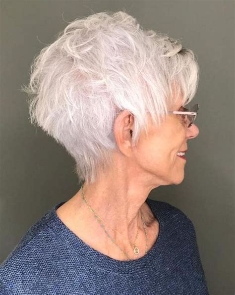 Boys can decide between hair spiked in. Gray wedge haircuts for older women 6 - Short Haircut ...