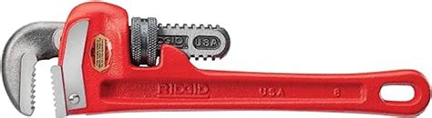 Ridgid 31005 Model 8 Heavy Duty Straight Pipe Wrench 8 Inch Plumbing
