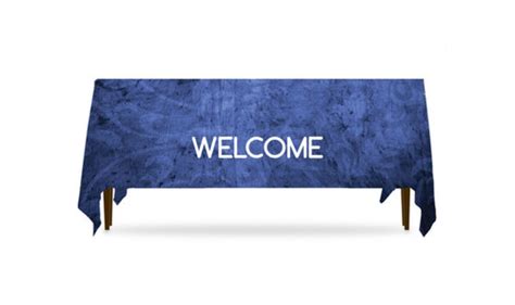Adornment Welcome Table Throw Church Banners Outreach Marketing