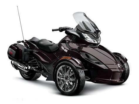 This 3 seater motorcycle delivers a confident ride. 2013 Can-Am Spyder ST 3 Wheeled Tourer Motorcycle Reveled ...