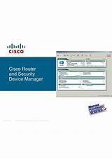 Cisco Router And Security Device Manager Photos