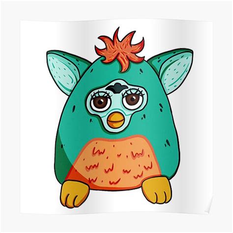 Furby Fun Poster By Biggestyoshi Redbubble