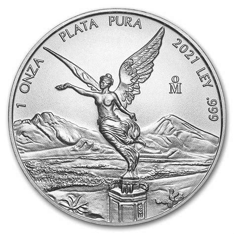 2021 Mexican Libertad 5 Oz Silver Coin Bu Coins Boutique