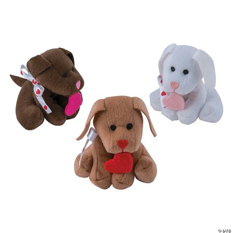 Stuffed Dogs With Heart Oriental Trading