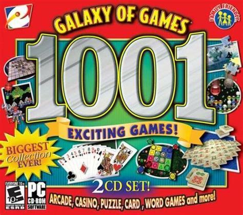 Galaxy Of Games 1001 Jewel Case Cd Rom Very Good Ebay