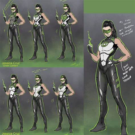 Original Design For Jessica Cruz Green Lantern By Jason Fabok Comic