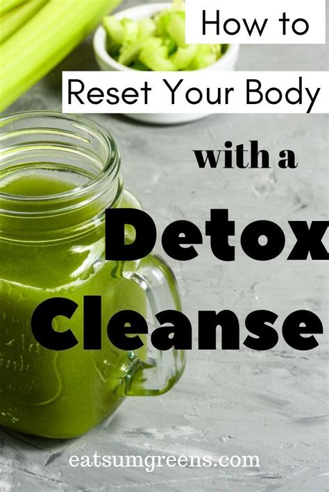 How To Do A Body Cleanse To Detoxify Your Body Eatsumgreens In 2020