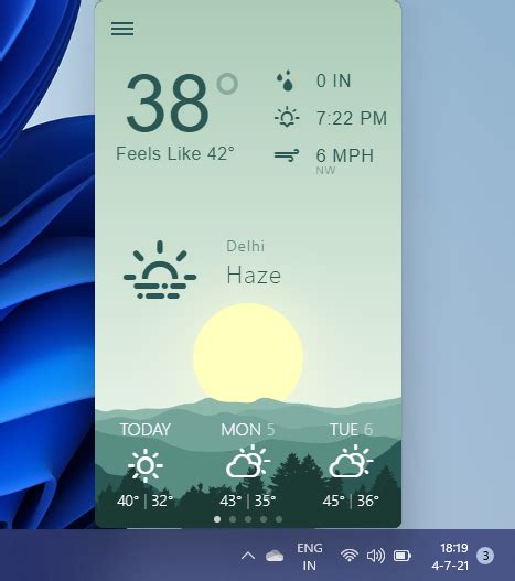 How To Display Weather Info In Windows 11 Taskbar Gear Up Windows 11