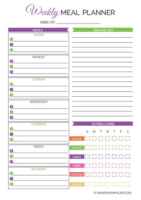 Paper Party Supplies Calendars Planners Shopping List Printable