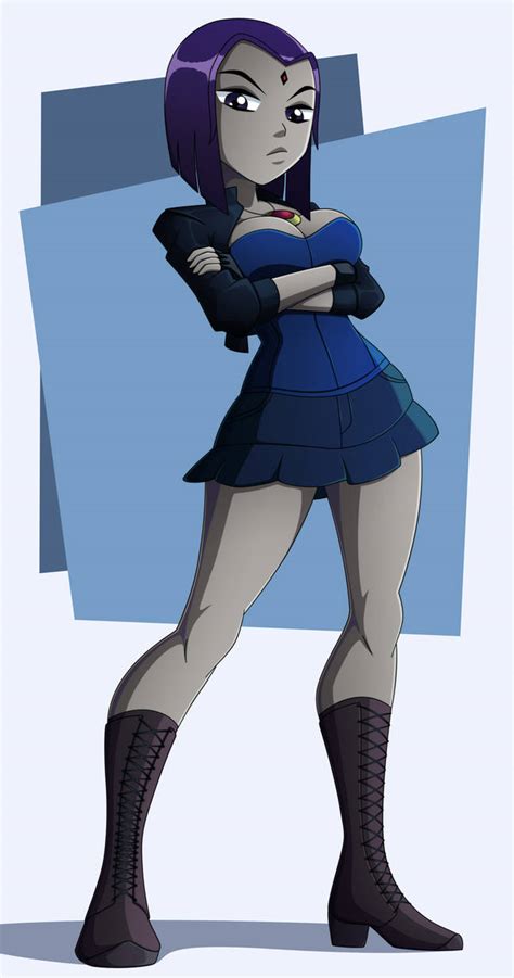 Raven In Casual Clothes By Justanotherravenfan On Deviantart