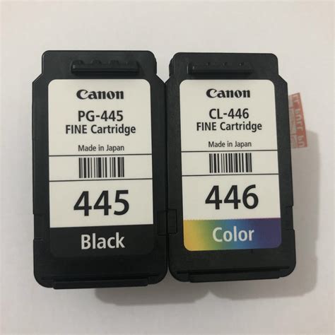 Genuine 445 446 Ink Cartridges Canon Pg445 Pg446 Mg2440 Mg2540 Mg2940