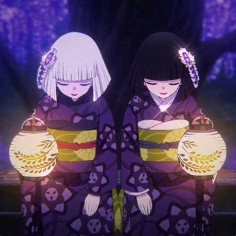 The Creepy Twins From Demon Slayer Anime Japanese Animation Slayer
