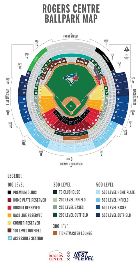 Rogers Centre Seating Chart Blue Jays Cabinets Matttroy