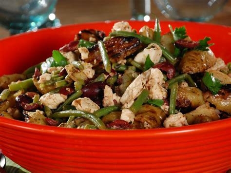 Grilled Fingerling Potato Salad With Feta Green Beans And Olives