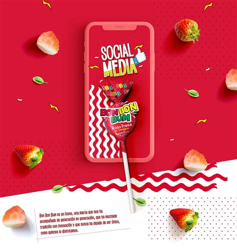 Check Out This Behance Project “social Media Bon Bon Bum 2018”