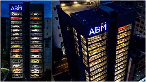 This 15 Storey Glass Building Is The Worlds Largest Supercar Vending