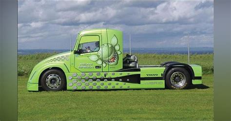 Volvo Hybrid Mean Green Shatters Hybrid Truck World Speed Records