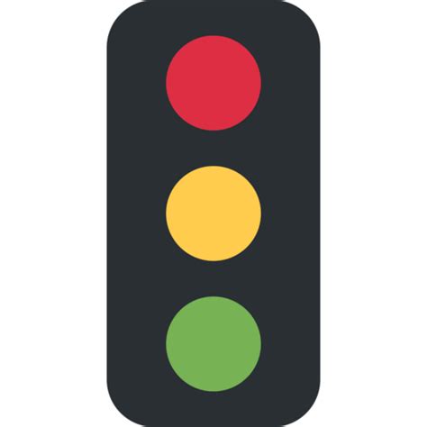 🚦 Semáforo Vertical Emoji