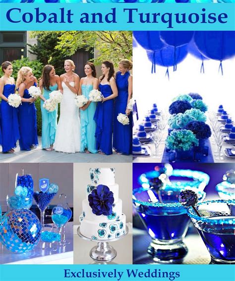 Cobalt And Turquoise Wedding Colors This Combination Has A Beachy Vibe
