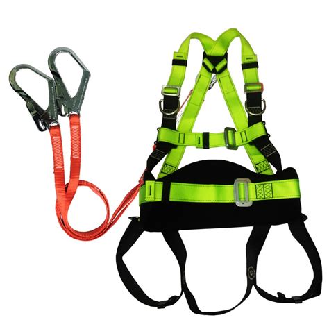 Full Body Harness Double Lanyard Shock Absorber Homecare24