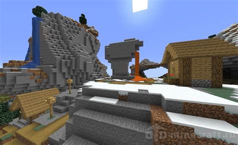 I've looked at the warnings in the log, but i can't figure out if the mods aren't compatible, missing some dependencies, overloaded, or if there's another issue. Big Mountain Village Seed for Minecraft 1.16/1.15.2/1.14.4
