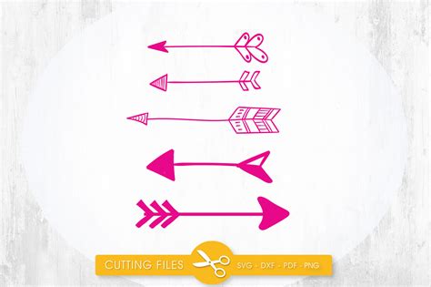 Arrows Svg Png Eps Dxf Cut File By Prettycuttables Thehungryjpeg