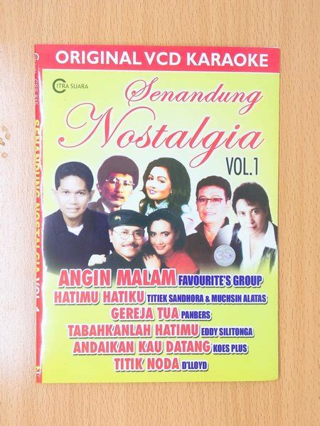 Jual Kaset Vcd Original Lagu Karaoke Terbaik Senandung Nostalgia Vol 1