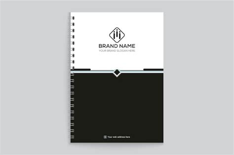 Premium Vector Business Abstract Notebook Cover Template