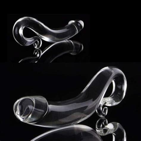 Large Crystlal Glass Dildo Anal Clitoris G Spot Stimulator Wand Massager Sex Toy Ebay