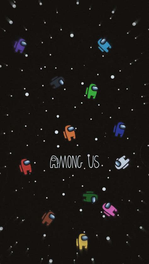 Download Among Us Galaxy Aesthetic Phone Screen Wallpaper