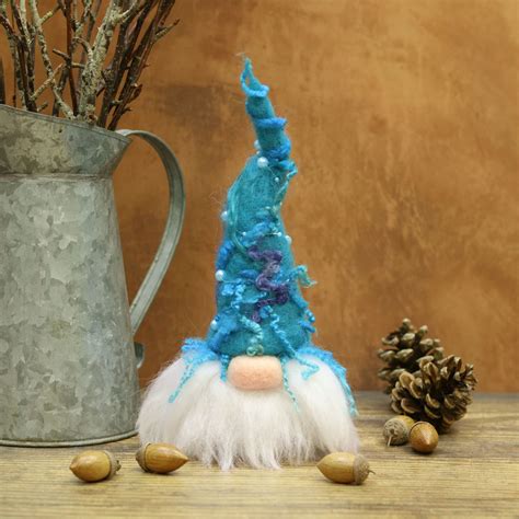 Sold Needle Felted Christmas Ornament Large Nordic Gnome