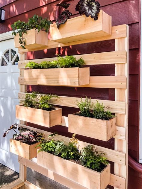 Diy Vertical Garden Wall Planter With Plans The Handymans Daughter