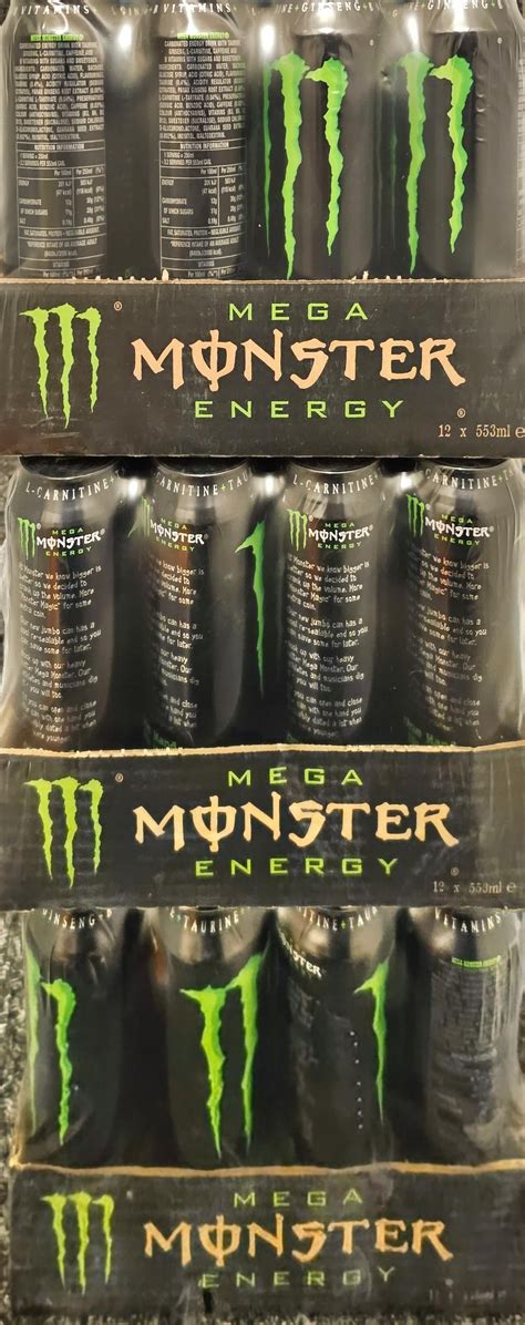Mega Monster Energy 553ml Resealable Sticker R Monsterenergy