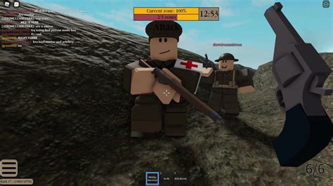 Playing With Developer In Trench Warfare Roblox Youtube