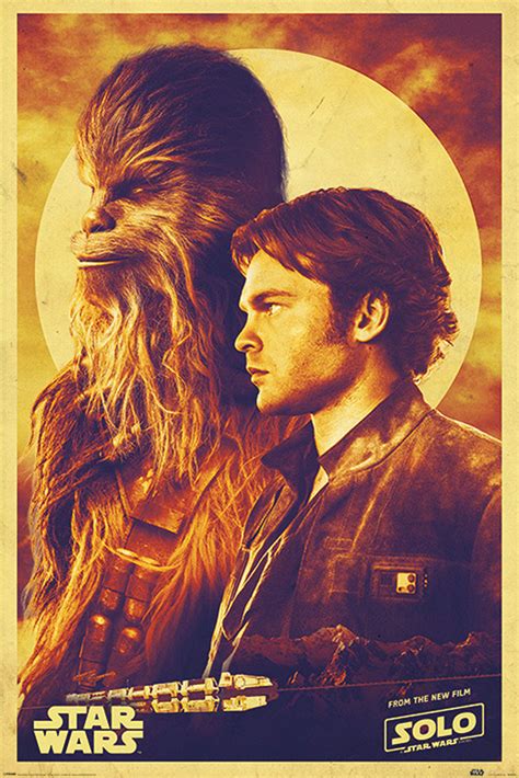 Solo A Star Wars Story Han And Chewie Poster 61x915