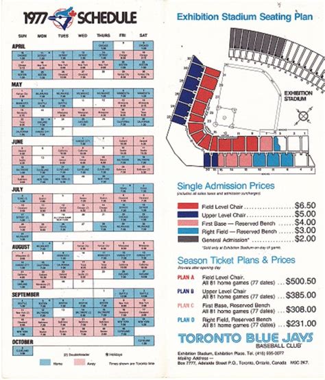 Toronto Blue Jays Seating Plan