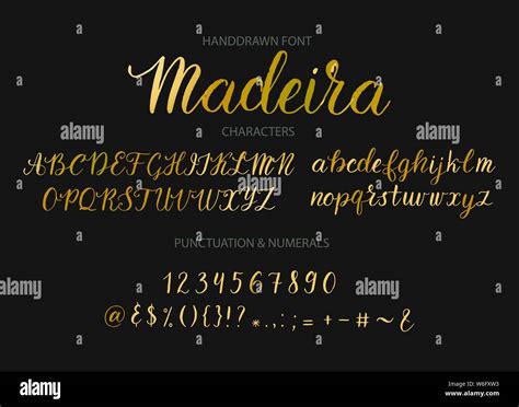 Fuente Script Manuscrita Dibujados A Mano Moderno Estilo De Pincel