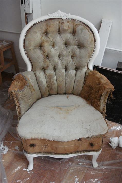Flip chair upside down, and staple fabric to the underside to conceal any springs or webbing and act as a. finished chair re-upholstery! | artemis russell