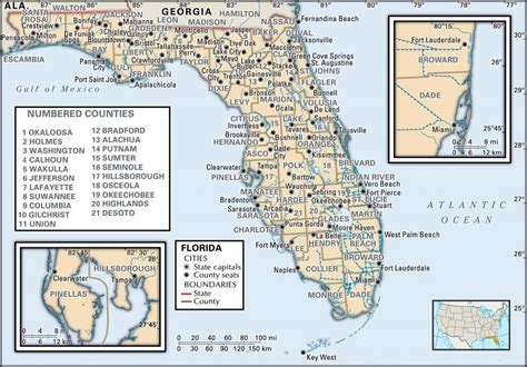 Florida County Maps Interactive History And Complete List