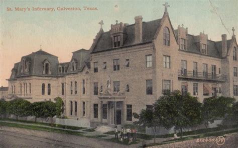 St Marys Infirmary Galveston Texas Hospital American Vintage Postcard
