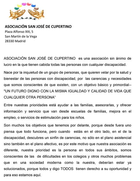 Carta AsociaciÓn Asjdc Ayuntamiento De San Martín De La Vega