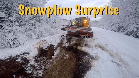 Late Winter Snowplow Surprise Youtube