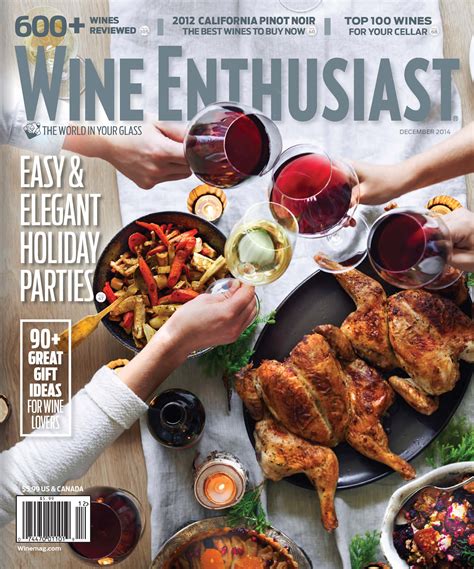 This magazine is the premier guide to fine cuisine. Freebies Offer: FREE Wine Enthusiast Magazine Subscription